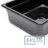 Гастроємність Brillis GN1/2-100 із чорного полікарбонату