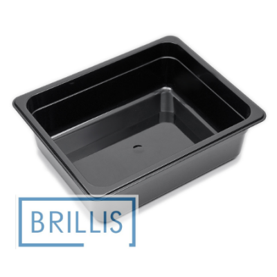 Гастроємність Brillis GN1/2-100 із чорного полікарбонату