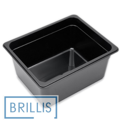 Гастроёмкость Brillis GN1/2-150 из черного поликарбоната