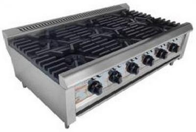 Плита професійна газова EWT INOX TTGC6