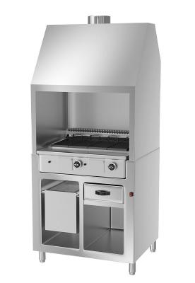 Поверхня для смаження з витяжкою GGM Gastro GGE800