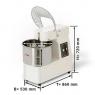 Тестомес GGM Gastro TMP53 (380)